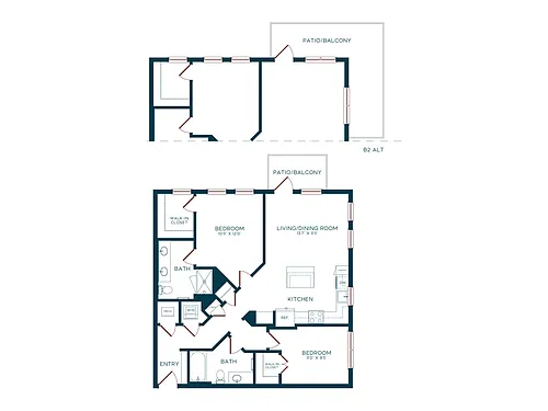 Floor plan B2