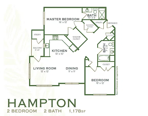 Floor plan Hampton