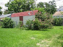 Storage Building in Backyard