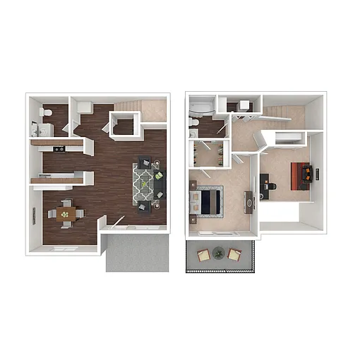 Floor plan Blue Spruce Renovated