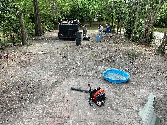 Backyard , park off street 