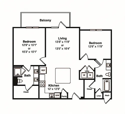 Floor plan B1