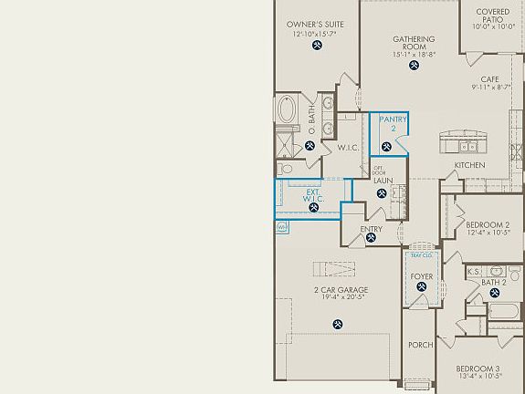 Arlington Floor Plan, Quick Move-In Home, Floor 1