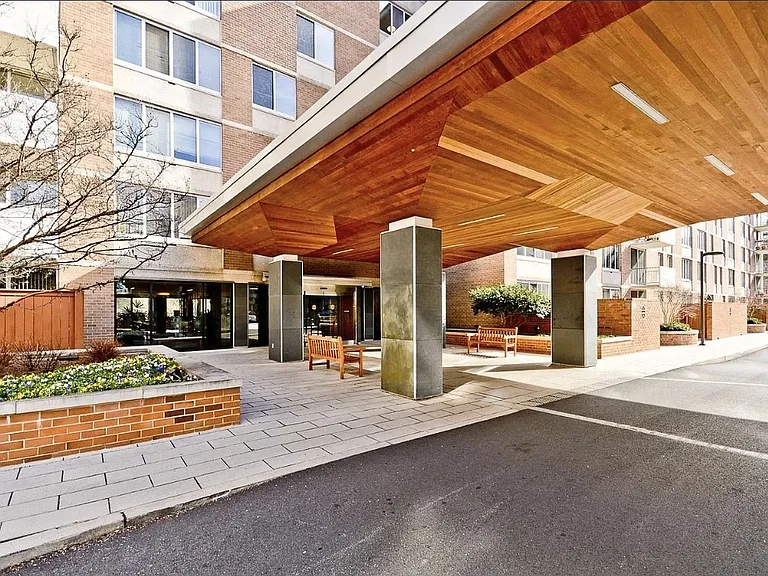 Entryway to the building Lobby