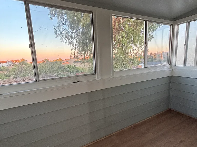 Upstairs Enclosed Balcony area with beautiful view in bedroom #3