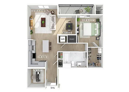 Floor plan A4D