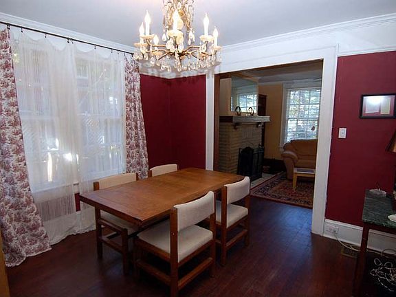 Frml Dining Rm is spacious w/hardwoods & high ceilings! 