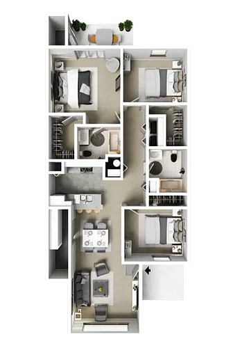 Floor plan 3 x 2 Phase 1