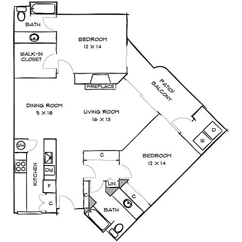 Floor plan Design 2C Premier