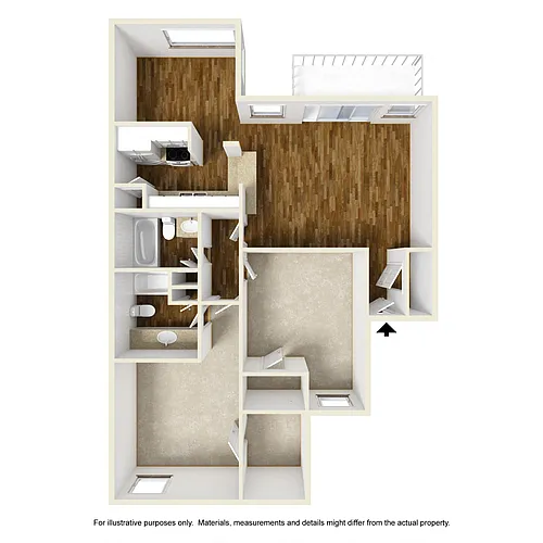 Floor plan Oakmont-B1