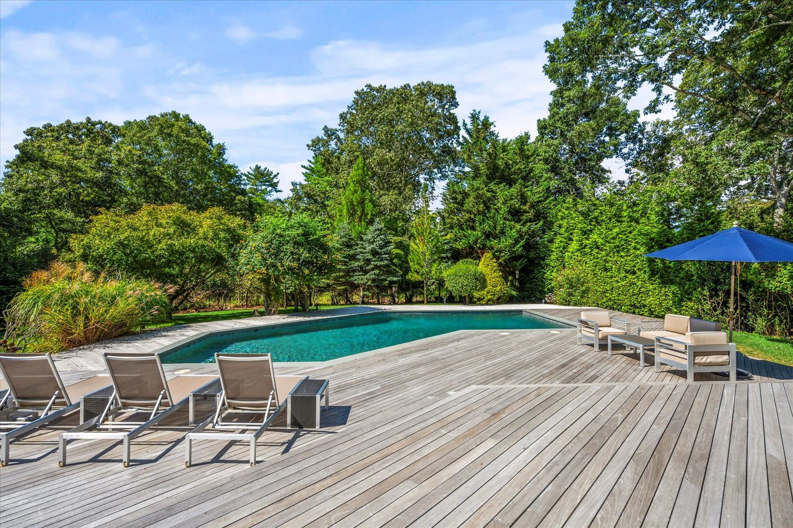  Deck expanse and pool