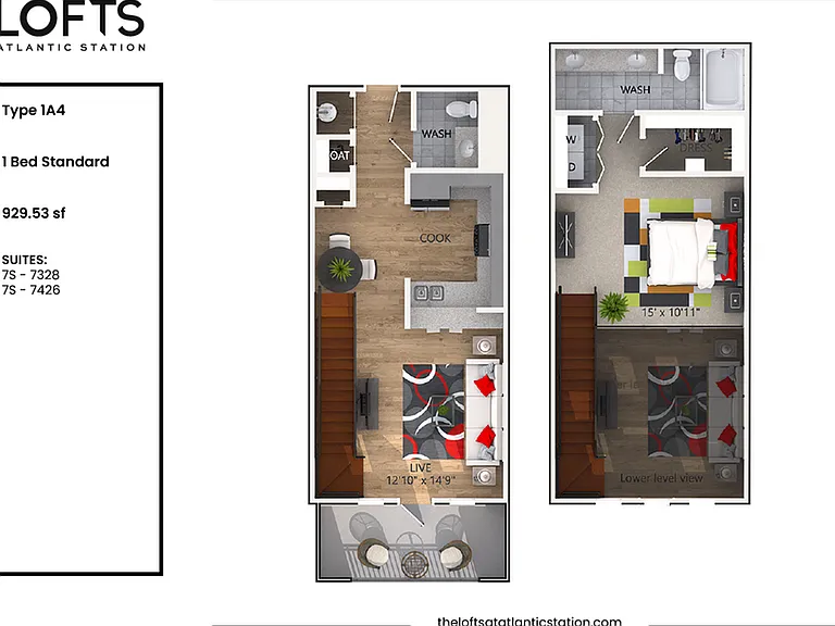 1A4 - 1 Bed Standard 1A4 - 1 Bed Standard