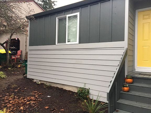 Newly sided and painted