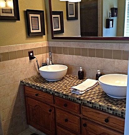 Master Bath Vessel Sinks