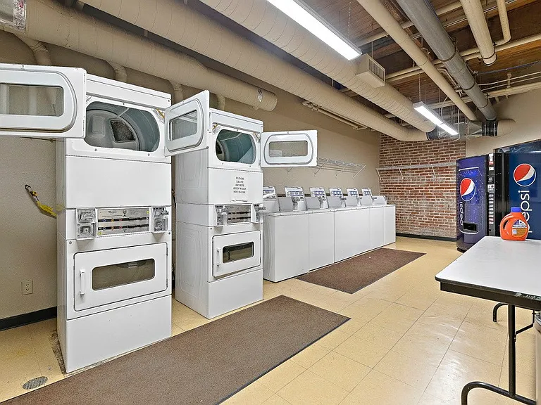 Laundry room next door to the gym. Also, on the 3rd and 4th floors.