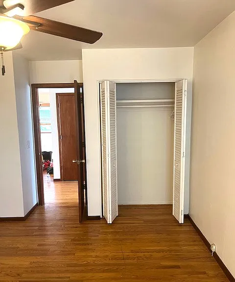 master bedroom with closet