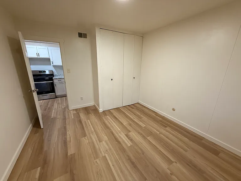 The bedroom.