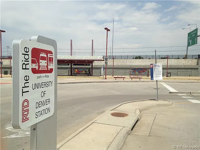 one block walk to RTD stop