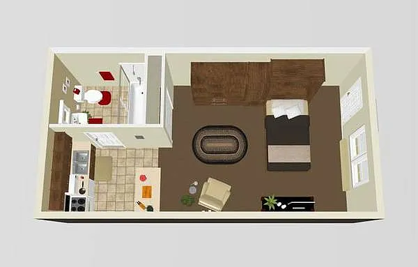 Floor plan Studio