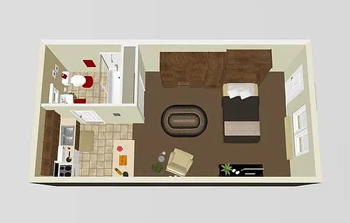 Floor plan Studio