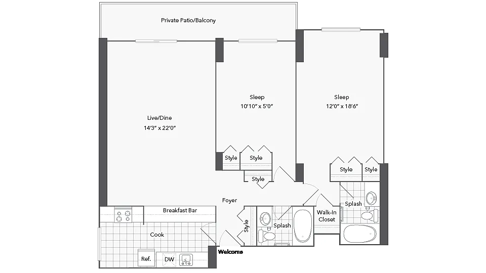 Floor plan Chesapeake