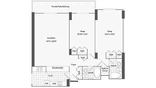 Floor plan Chesapeake