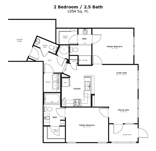 Floor plan Hamilton