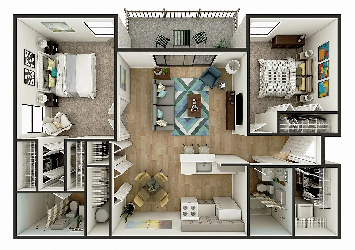 Floor plan Del Mar