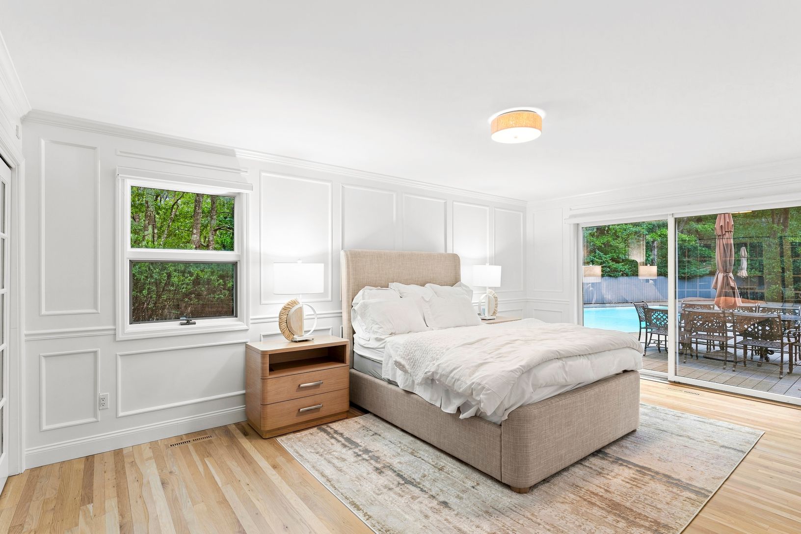  PRIMARY SUITE WITH SLIDERS TO POOL AND ALL THE OUTDOORS OFFERS