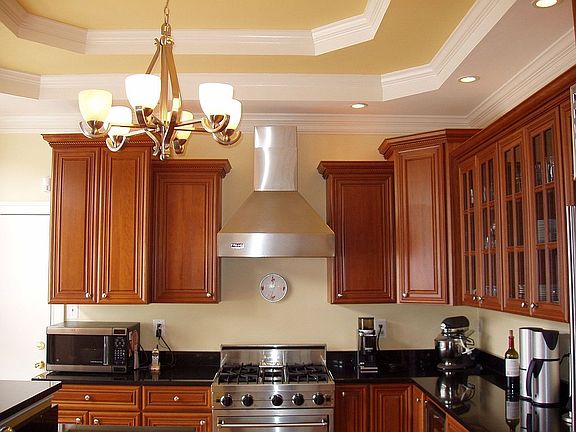 Double Coiffered Ceilings in the Kitchen