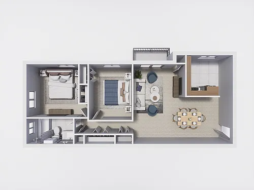 Floor plan 2 Bedroom