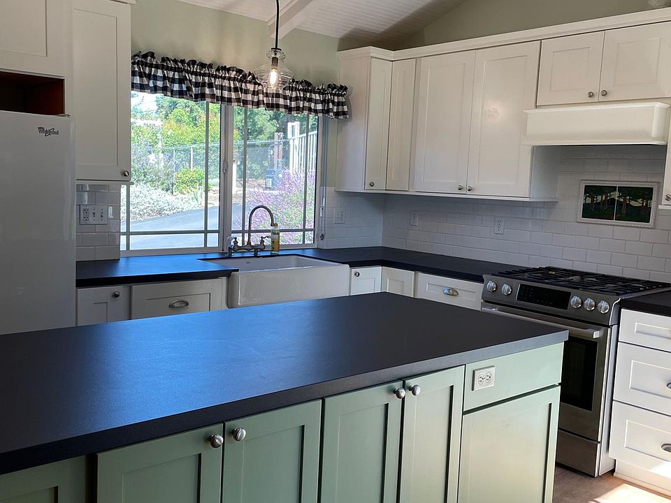 Large open kitchen with huge island