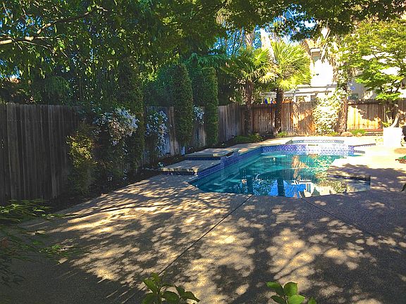 Backyard pool/spa/patio