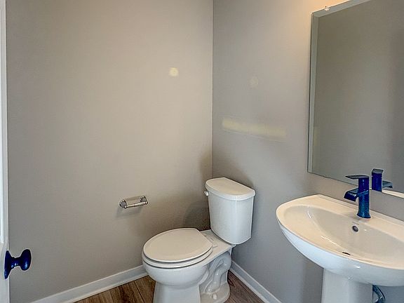First floor powder room