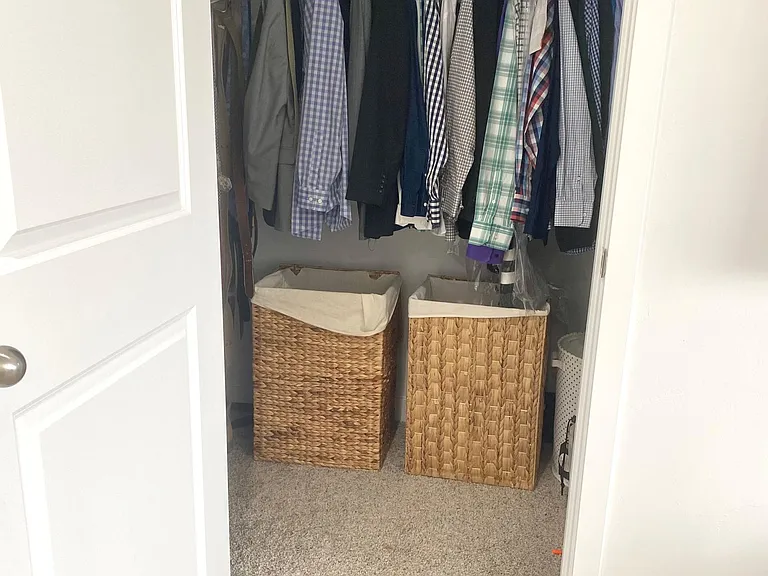His Closet in Master Bedroom