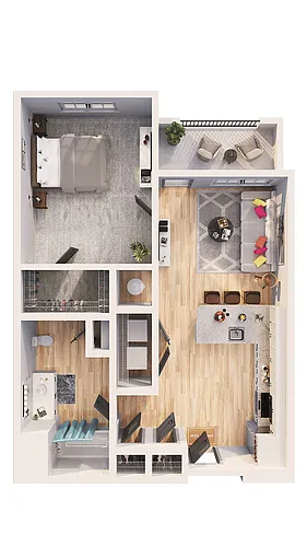 Floor plan A1B