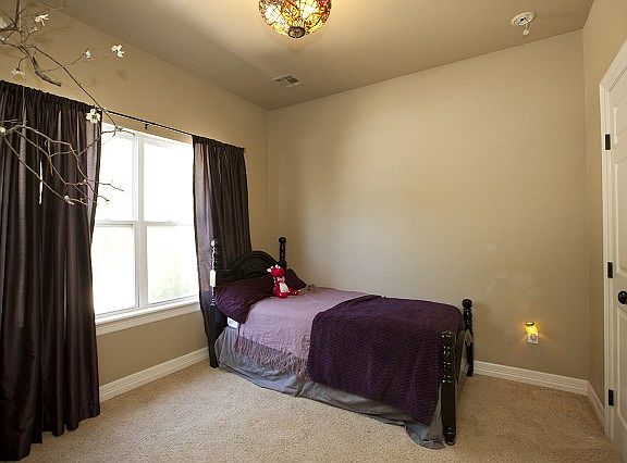 Lovely bedroom with beautiful color scheme