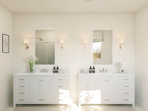 Primary with dual vanities