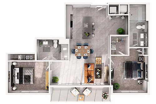 Floor plan B3