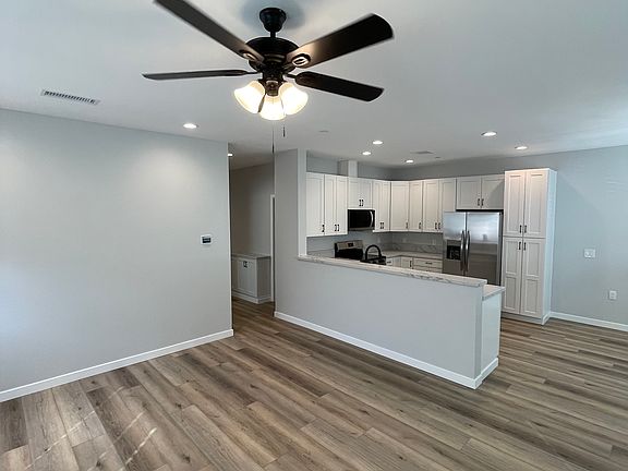 living room looking towards kitchen