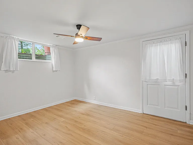 Lower level bedroom with private entrance