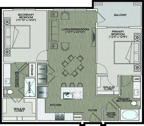 Floor plan Bordeaux