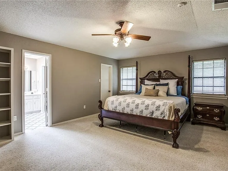 Master bedroom. Furniture is not included.