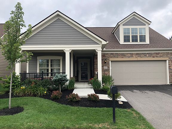 Front Porch & 2.5 Car Garage