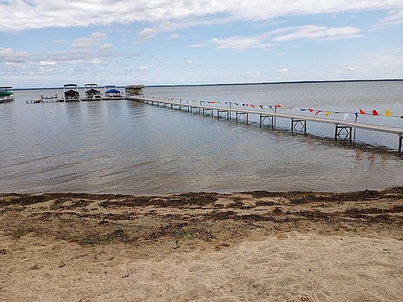 Our dock & beach