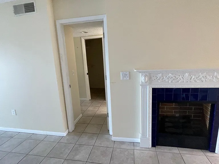 Door leading to master bedroom from living room