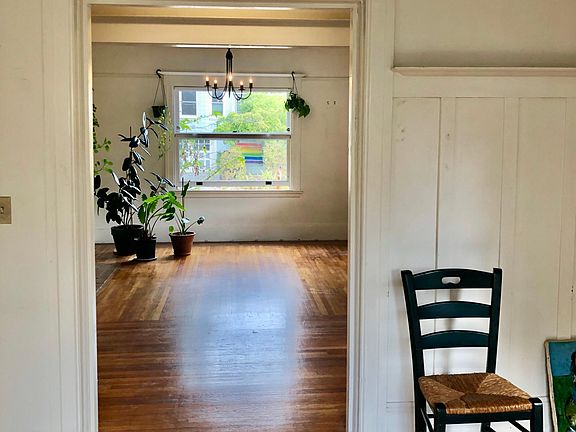 Dining room with wainscoting and plate rails!
