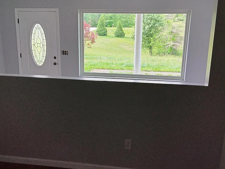 View from kitchen