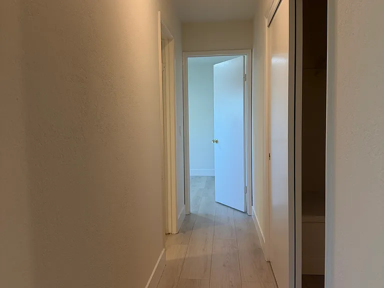 upstairs hallway and storage/closet