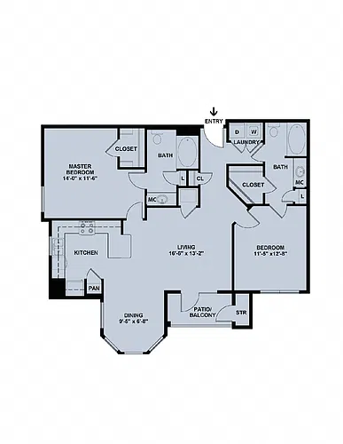 Floor plan B1 Essential Housing